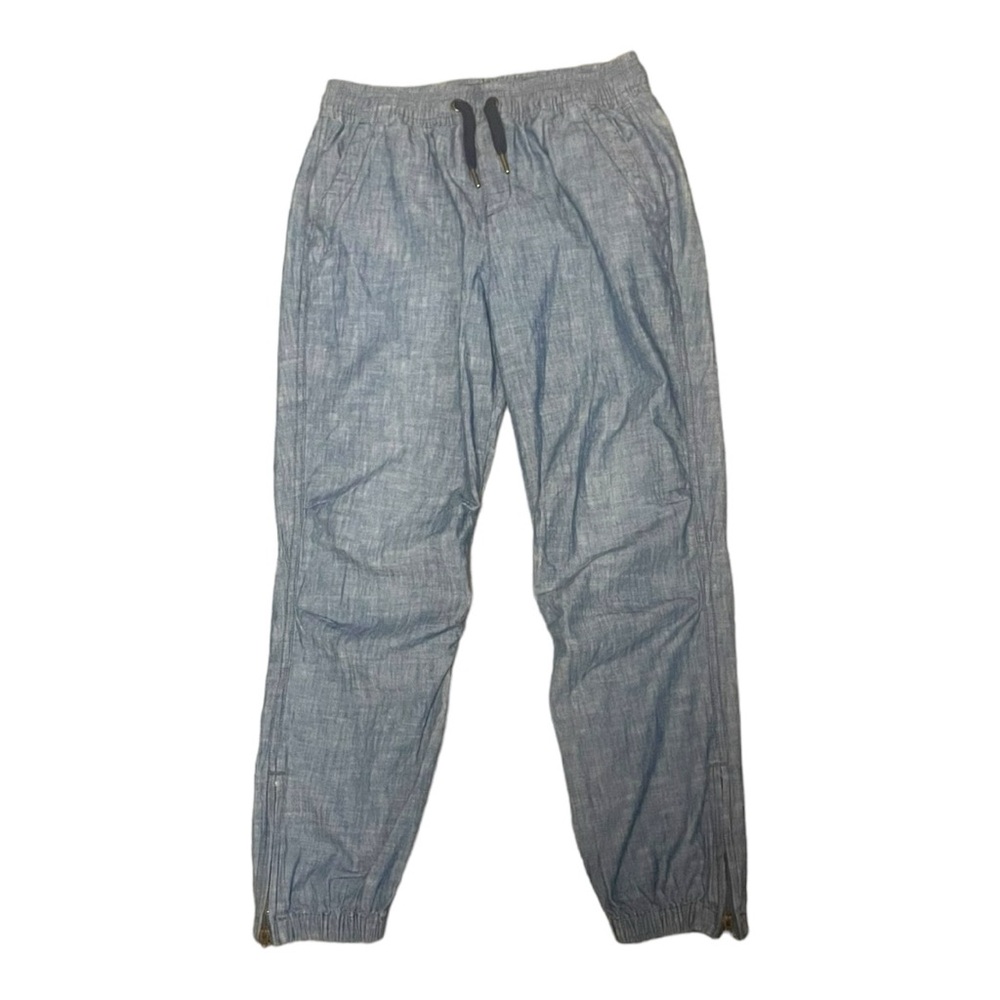 Polo Ralph Lauren Chambray Cuffed Bottom Pants Womens Denim Pull On Pants XS